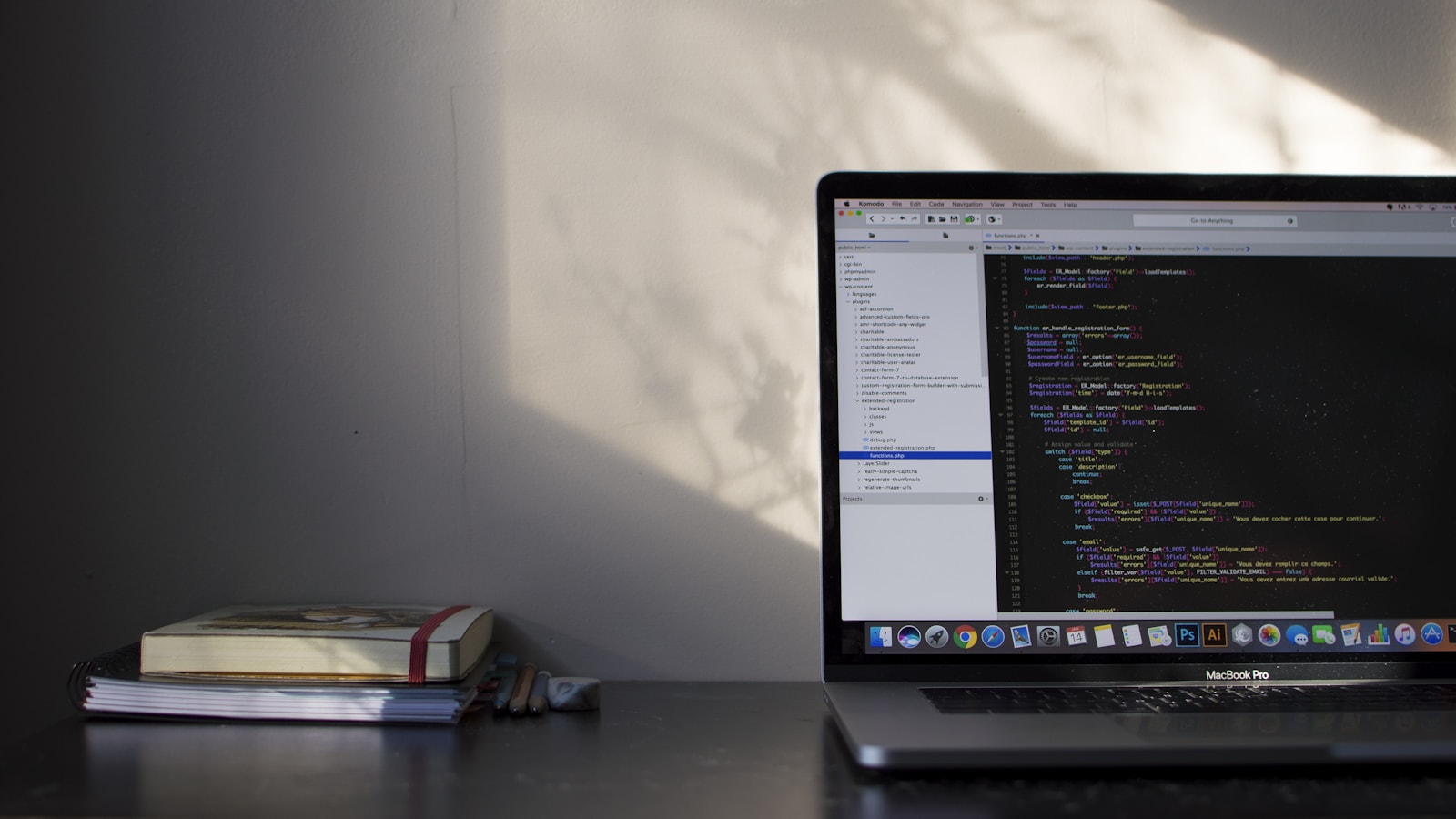 11 software development macbook pro showing programming language xrVDYZRGdw4